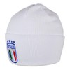FIGC Unisex Beanie Hat, White