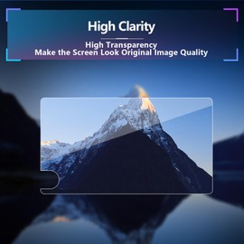 SXCY for 2025 Toyota Sienna Accessories for 2025 Toyota Sienna Screen Protector [LE 8 In] 2025 Sienna Navigation Touch Screen Protector Tempered Glass