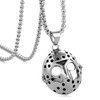 BLEUM CADE Unisex Stainless Steel Mini Jason's Mask Hollow Openwork