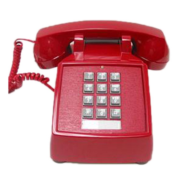 Cortelco 250047-VBA-20MD Desk ValueLine RED