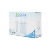 Biocera Alkaline Water Filter Jug Replacement Cartridges - Pack of