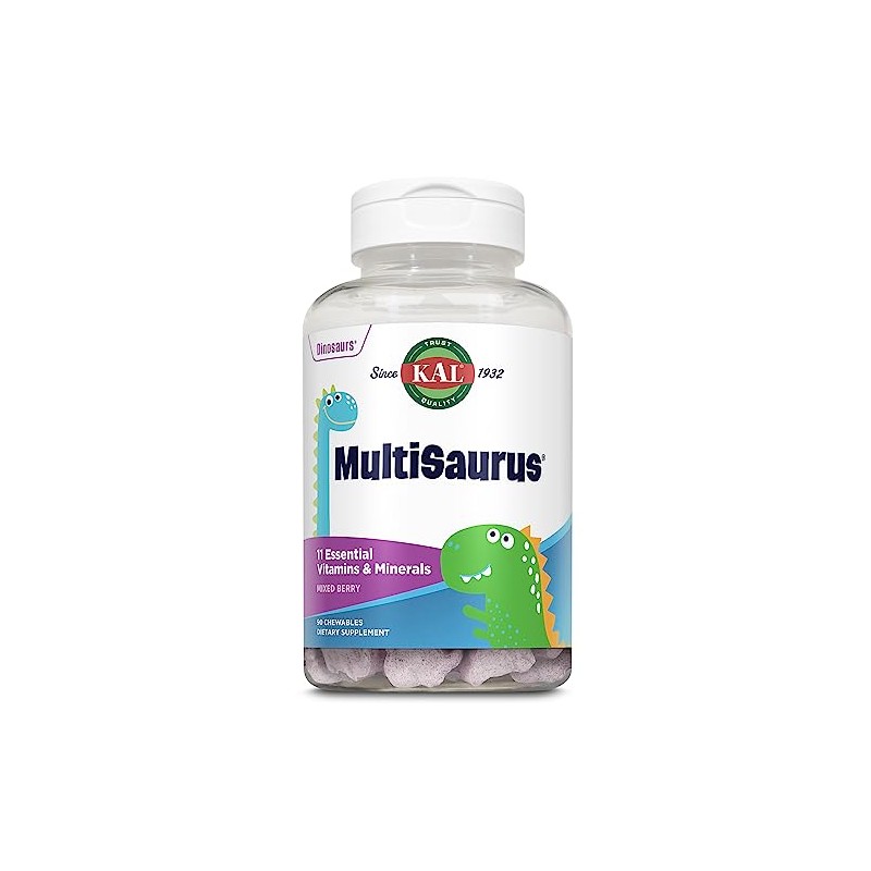 Kal Kid's Multisaurus Vitamins & Minerals | Children's Chewable Once