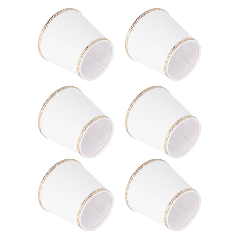 6Pcs European Style Lampshade Cover for Chandelier Wall Light W/E14