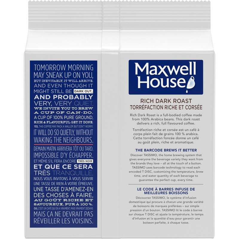 Tassimo Maxwell House Dark Roast - Custom Roasts Collection -