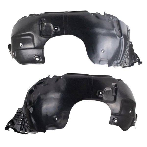 TRQ TRQ Front Inner Fender Liner Set Compatible with 2014-2015
