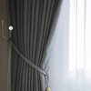 HOJLKLD Curtain Holdbacks, 2 Pack Wall Mounted Drapery Tiebacks with
