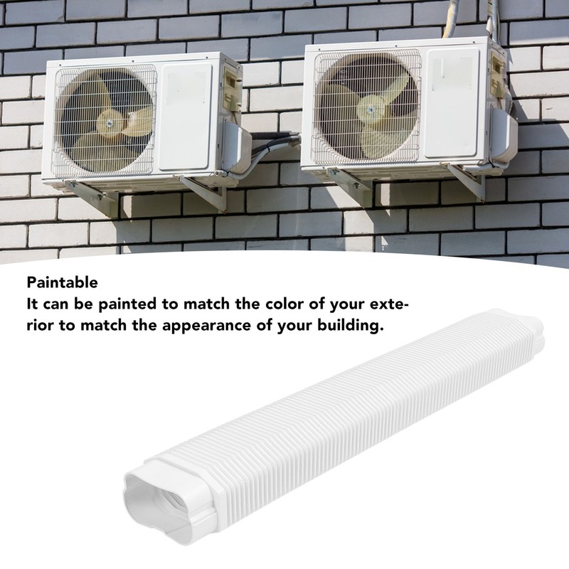 Flexible Straight Duct Line Set Cover 435 Decorative PVC Line