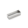 De Buyer 3943.12 Stainless Steel Rectangular Ring, Sharp Corners 12