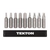 TEKTON 1/4 inch Clutch and Spanner Security Bit Set with
