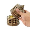 Intense Oud Minaret Style Closed Incense Bakhoor Burner - Brown