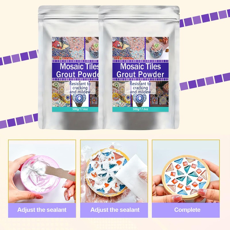 OOTDART Mosaic Grout, Mosaics Tile Tools, Mosaic Tile Accessories –