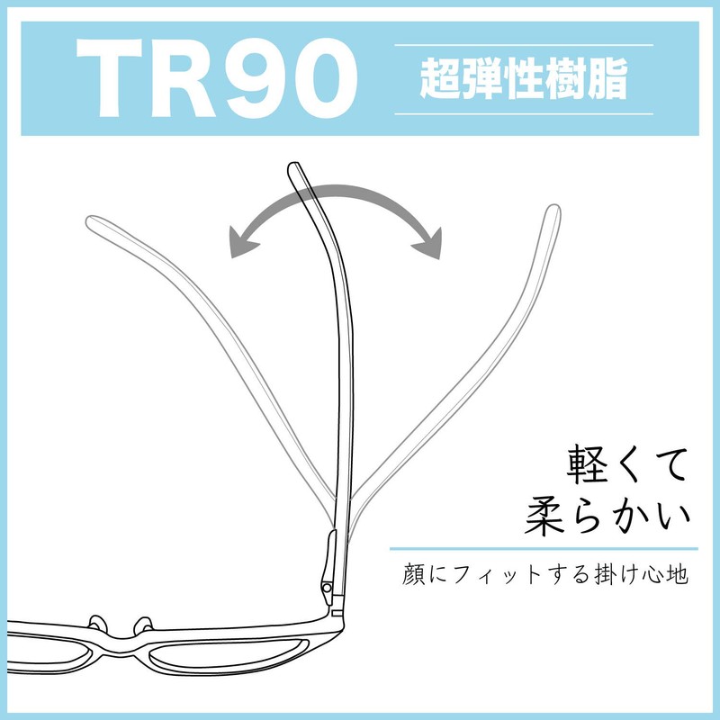 Enix PC Glasses No Degree Blue Light Cut Clear Lens