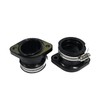 2Pcs Intake Manifold Boot Joint Carburetor Carb Flange Socket Fits
