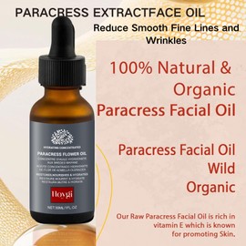 2PCS Paracress Facial Oil, Paracress Oil for Face,Natural Paracress Extract Oil,Paracress Facial Serum Organic, Reduce Smooth Fine Lines and Wrinkles,for All Skin Types