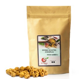 NY Spice Shop Yellow Double Roasted Chickpeas - 3 Pound Crispy Crunchy Dried Chickpeas Roasted - Bulk Healthy Snacks