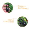 Sosoport Portable Hiking Compass Carabiner Clip 2pcs Camping Compass Scale