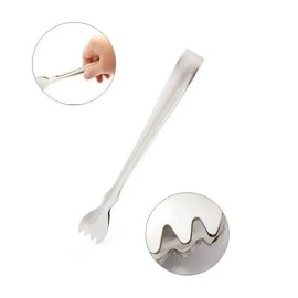스텐 얼음 집게 18.5cm 얼음집게 홈카페 Stainless Steel Ice Tongs 18.5cm Ice Tongs Home Cafe