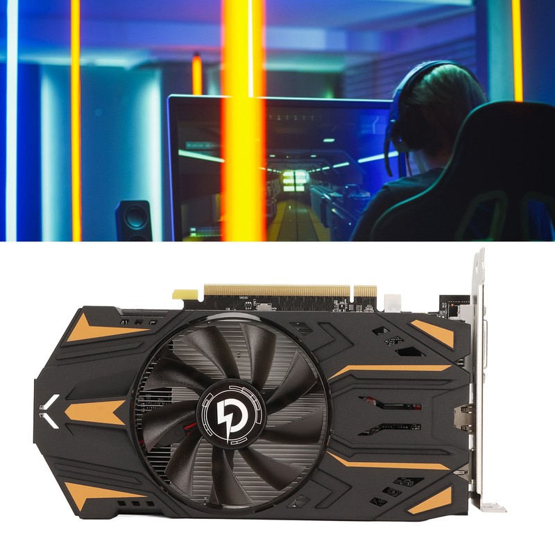 RX550 4G Graphics Card Single Fan 128bit GDDR5 1071MHz Core