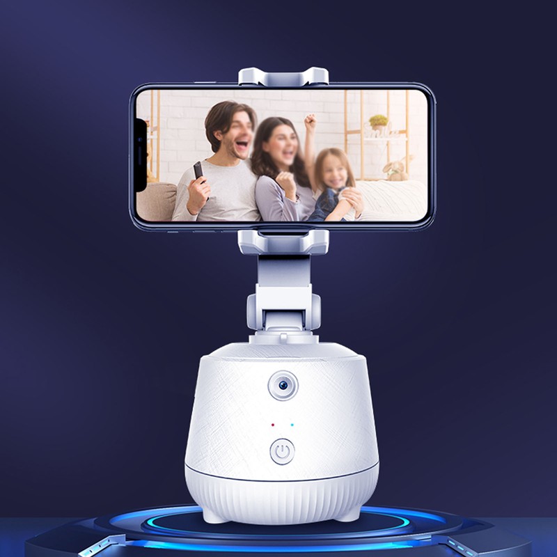 Smartphone Tracking Holder 360 Degrees Rotating Follow Shooting Stabilizer Live