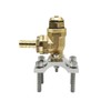 Boomless Spray Nozzle, #10#12 Orifices Brass Boomless Broadcast Nozzle for