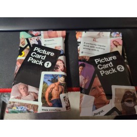 Cards Against Humanity sealed CARDS AGAINST HUMANITY picture card pack One and Two