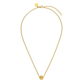 Purelei® Knot Chain - Symbolic Knot Pendant for Connection & Cohesion - 40/45 cm - 18K Gold Plated, Rose Gold Plated or Stainless Steel - Movable Pendant - Statement Chain, Stainless Steel, Abalone