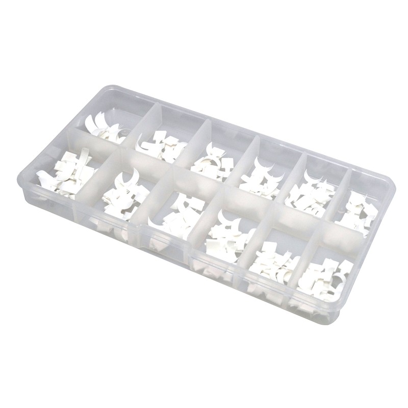 World of Nails-Design Mini French White Tips in Box 120