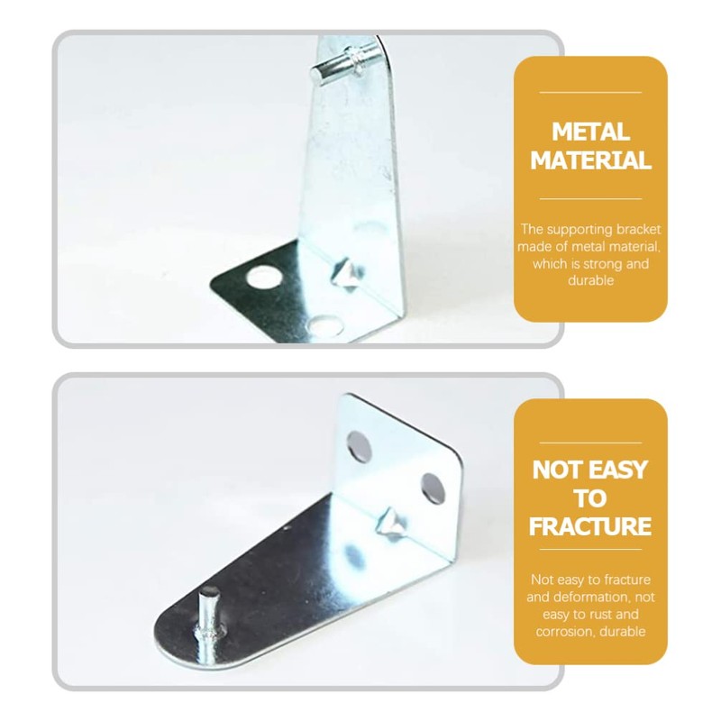 iplusmile Blind Brackets Blind Holder: 8pcs Metal Hold Down Brackets