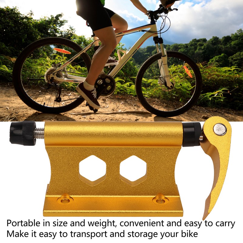 Bike Fork Mount with Quick Release Aluminum Alloy for Transport