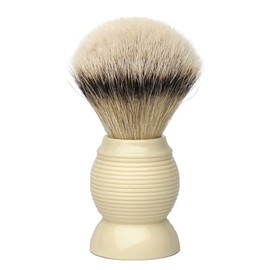 G.B.S Silvertip Badger Shaving Brush, Beehive Resin Handle Beard Hairs Extra Soft Bristles, 4.5 Inches Tall