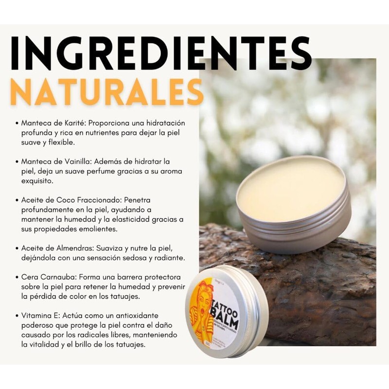 Pack Tatto Balm Balsamo para Tatuajes con 2 piezas de