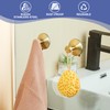 SAYAYO Suction Cup Hooks for Shower, Brushed Gold Suction Towel