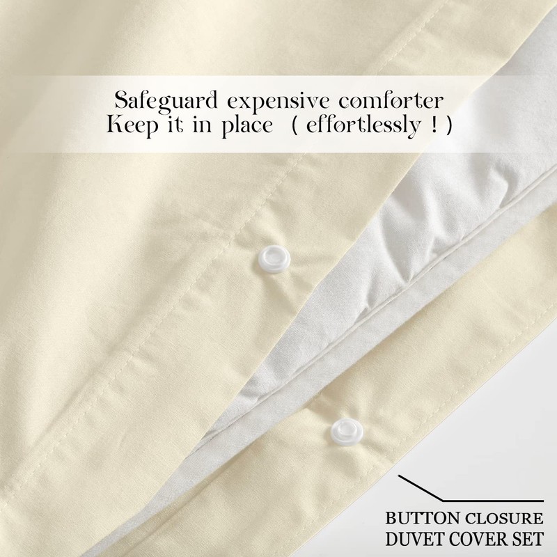 Sapphire Collection Plain Duvet Cover With Pillow Case Non Iron