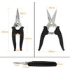 stedi 18 cm scissors, high-performance multi-purpose scissors with finely serrated