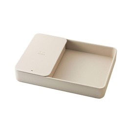 BRUNO Wireless Charger Greige Bruno Wireless Charger Desk Organizer for Telework Home Work Home Work Home Commuting BDE052-GRG