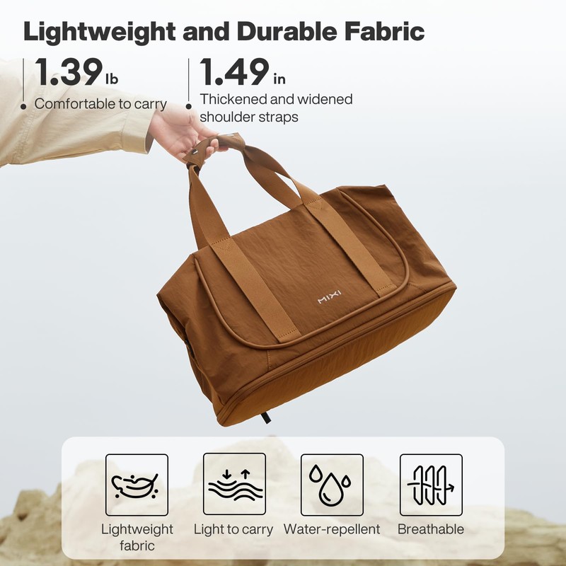 mixi Travel Tote Bag for Women Large Expandable Travel Bag
