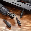 QZKJQDD Angle Screwdriver, 105° Angle Screwdriver Attachment, Angle Drill Attachment,