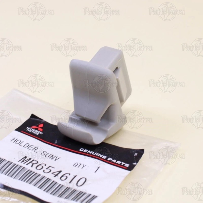 Mitsubishi MR654610 Genuine OEM 2008-2021 MITSUBISHI Sun Visor Beige Clip