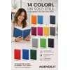 Agenda Giornaliera 2027 A5 15x21cm Copertina Gommata Blu
