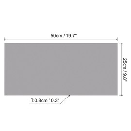 PATIKIL 19.7"x9.8" Magnetic Vent Cover, Floor Wall Air Registers Cover Strong Magnet Vent Blocker for Home RV HVAC Fireplace Furnace, Silver Gray