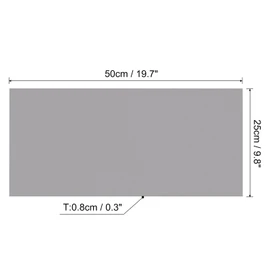 PATIKIL 19.7"x9.8" Magnetic Vent Cover, Floor Wall Air Registers Cover Strong Magnet Vent Blocker for Home RV HVAC Fireplace Furnace, Silver Gray