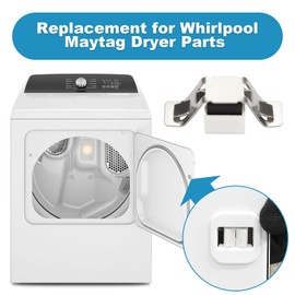 WPW10610880 Cloth Dryer Catch Replacement for Whirlpool Maytag Dryer Door Latch Parts W10610880 W10529190 W10696503 AP6023380 3023293 (1 Pack)
