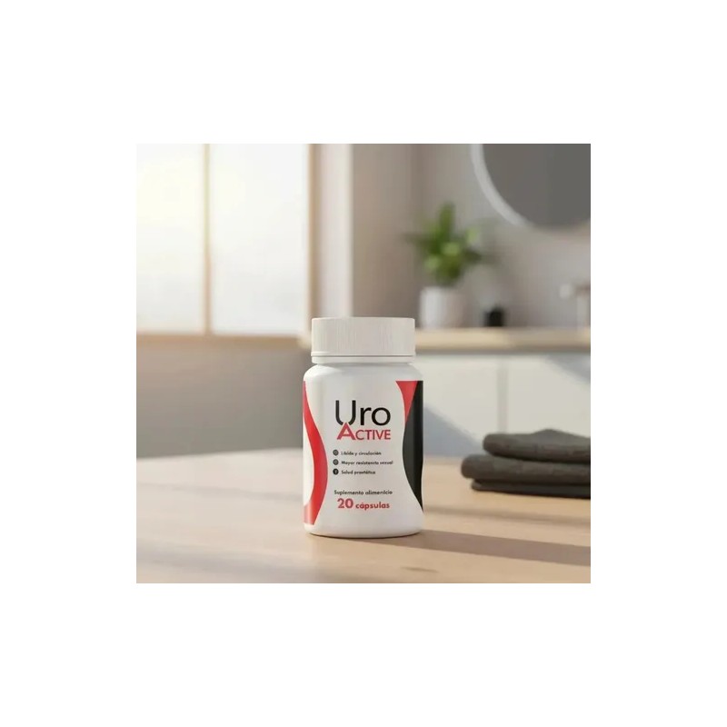 Uroactive 20 Capsulas Apoyo Prostata Saw Palmetto Sin Sabor