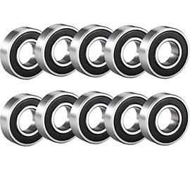 10 Pack Deep Groove Ball Bearing Double Side Rubber Sealed Deep Groove Ball Bearings 10mm x 30mm x 9mm