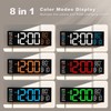 JALL 16" Large Digital Wall Mount Clock, Count Down Timer,