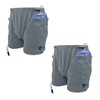 2 Pack Nephrostomy Bag Shorts, Urine Bag Pants, Catheter Bag