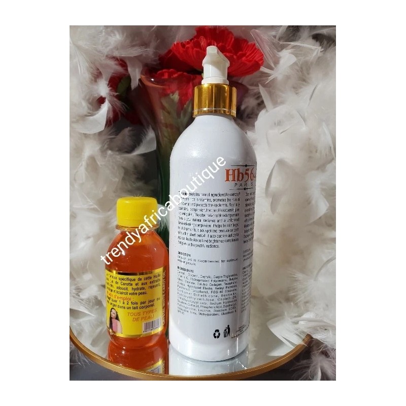 levione paris 2pcs. Hb-56 PARIS Intensive Carotte Vitamin Toneing Body