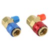 Quick Couplers Connectors for R134a Auto A C Systems, Brass,
