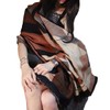 Sararose Scarf, Shawl, Large Scarf, Cashmere Touch, Geometric Pattern, Pattern,