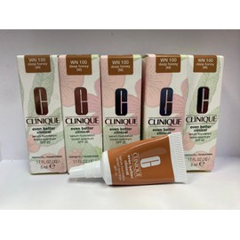 Clinique 5xClinique Even Better Makeup Broad Spectrum SPF 15 WN 100 DEEP HONEY (M).17 oz